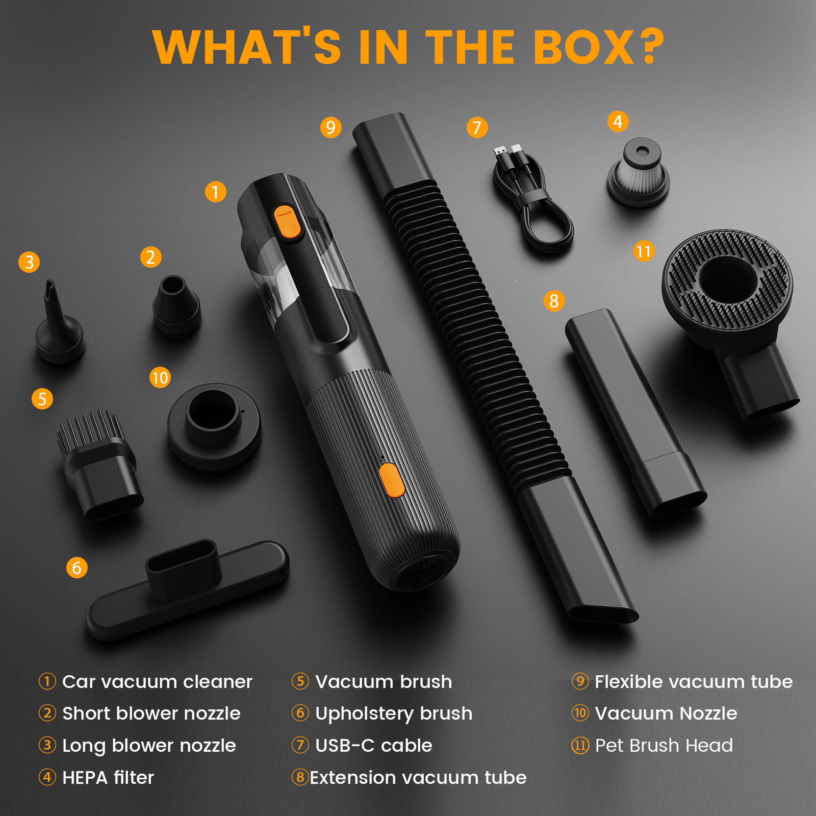 V6 Car Vacuum Cleaner