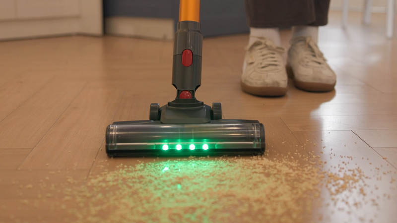 Green LED Reveals Hidden Dust